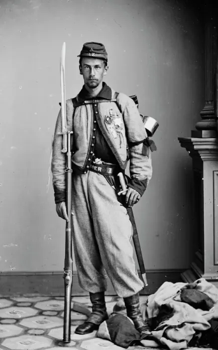 Framed Print : Private Francis E. Brownell, 1862. Creator: Unknown Framed Print : Private Francis E. Brownell, 1862. Creator: Unknown