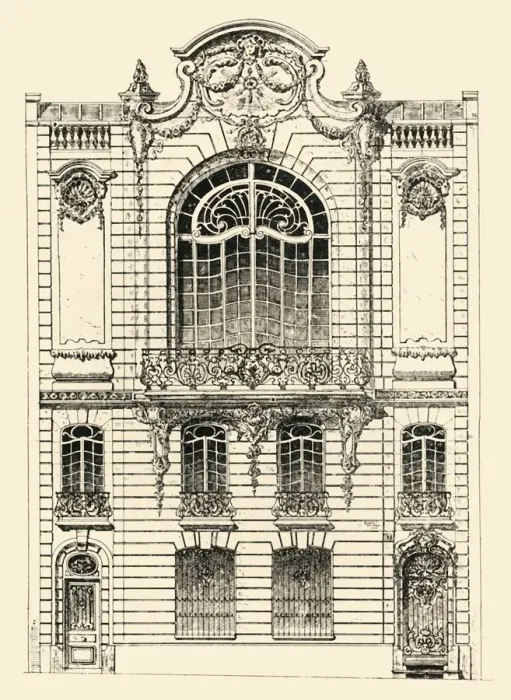 Framed Print : Private house in Paris, 1903. Creator: Unknown Framed Print : Private house in Paris, 1903. Creator: Unknown