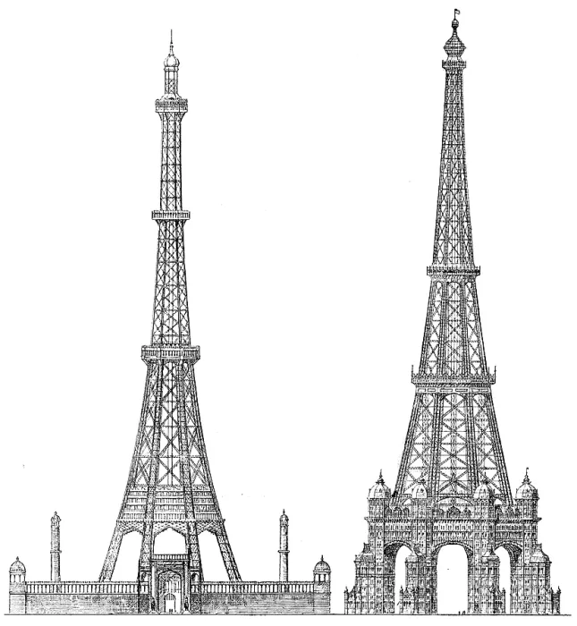 Framed Print : Prize designs for the Great Tower, 1890. Creator: Unknown Framed Print : Prize designs for the Great Tower, 1890. Creator: Unknown
