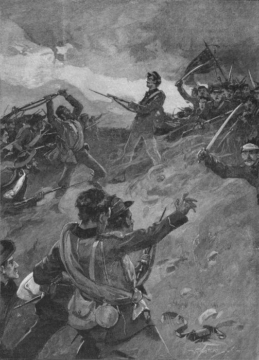 Framed Print : The Prize Was Hotly Contested Steel To Steel, 1896, (1902) Framed Print : The Prize Was Hotly Contested Steel To Steel, 1896, (1902)
