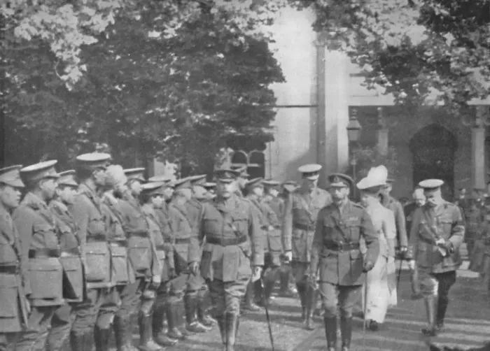 Framed Print : Proceeding To The Investiture, 25th August 1915, (1939) Framed Print : Proceeding To The Investiture, 25th August 1915, (1939)