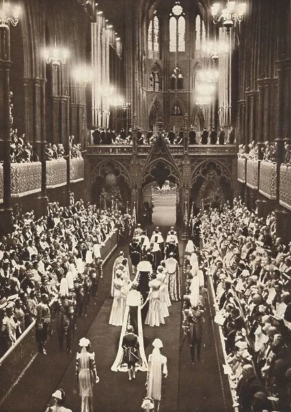 The Procession Into The Abbey, 1937