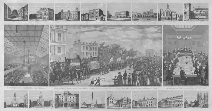 Framed Print : Procession attending the great National Petition of 3, 317, 702 to the House of Commons, 1842 Framed Print : Procession attending the great National Petition of 3, 317, 702 to the House of Commons, 1842