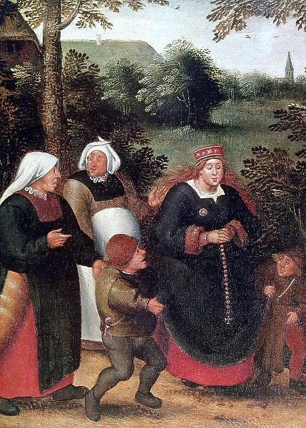 The Procession of the Bride, c1584-1638. Artist: Pieter Brueghel the Younger