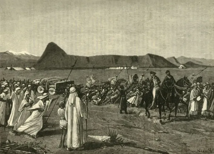 Framed Print : Procession of the Bull, 1890. Creator: Unknown Framed Print : Procession of the Bull, 1890. Creator: Unknown
