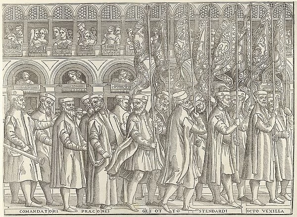 Procession of the Doge in Venice, 1556-61. Creator: Matteo Pagano