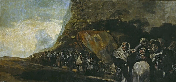 Procession of the Holy Office. Artist: Goya, Francisco, de (1746-1828)