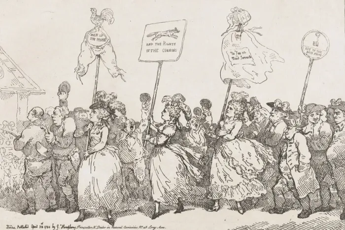 Framed Print : Procession to The Hustings After A Successful Canvass, April 30, 1784. April 30, 1784 Framed Print : Procession to The Hustings After A Successful Canvass, April 30, 1784. April 30, 1784