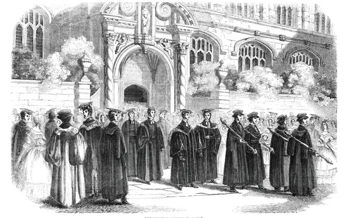 Framed Print : The Procession from St. Mary s, 1844. Creator: Unknown Framed Print : The Procession from St. Mary s, 1844. Creator: Unknown