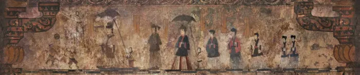 Framed Print : The procession of the tombs master. The mural painting of the Susan-ri Tomb, Second Half of the 5th Framed Print : The procession of the tombs master. The mural painting of the Susan-ri Tomb, Second Half of the 5th