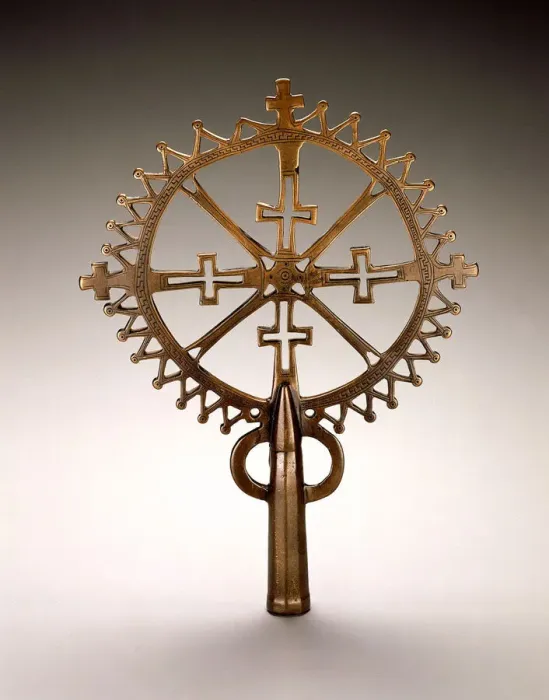 Framed Print : Processional cross, 14th-15th century. Creator: Unknown Framed Print : Processional cross, 14th-15th century. Creator: Unknown
