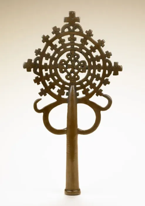 Framed Print : Processional cross, 15th century. Creator: Unknown Framed Print : Processional cross, 15th century. Creator: Unknown