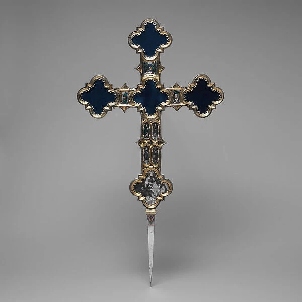 Processional Cross, Italian, 15th century. Creator: Unknown