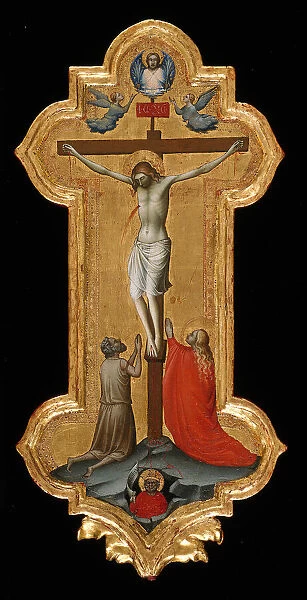 Processional Cross with Saint Mary Magdalene and a Blessed Hermit, 1392  /  95