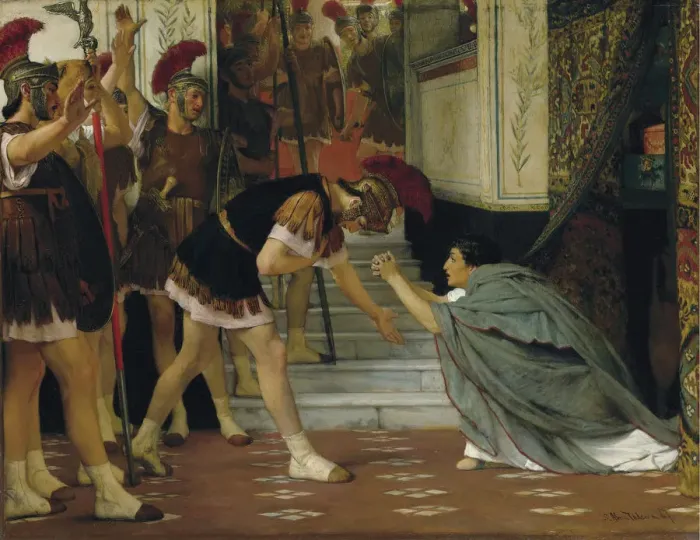 Framed Print : Proclaiming Claudius Emperor, 1867. Artist: Alma-Tadema, Sir Lawrence (1836-1912) Framed Print : Proclaiming Claudius Emperor, 1867. Artist: Alma-Tadema, Sir Lawrence (1836-1912)