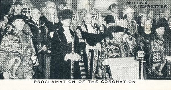 Proclamation of the Coronation, 1936 (1937)