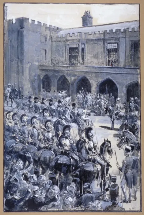 Framed Print : The proclamation of Queen Victoria at St Jamess Palace, Westminster, London, 1837 Framed Print : The proclamation of Queen Victoria at St Jamess Palace, Westminster, London, 1837