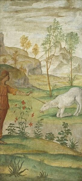 Procris and the Unicorn, c. 1520  /  1522. Creator: Bernardino Luini