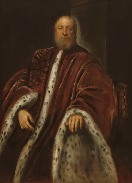 Framed Print : A Procurator of Saint Mark s, c. 1575 / 1585. Creator: Jacopo Tintoretto Framed Print : A Procurator of Saint Mark s, c. 1575 / 1585. Creator: Jacopo Tintoretto