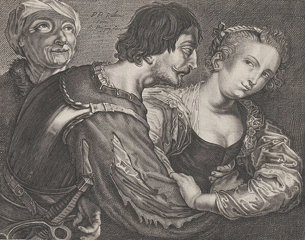 The procuress: an old woman, a soldier, and a woman, ca. 1635-68