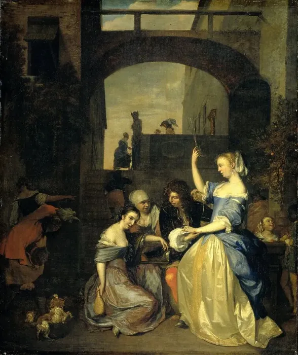 Framed Print : The Prodigal Son, 1661. Creator: Barend Graat Framed Print : The Prodigal Son, 1661. Creator: Barend Graat