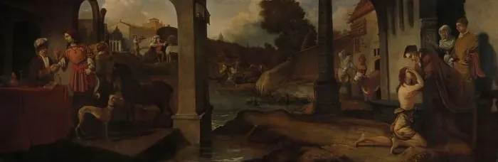 Framed Print : The Prodigal Son, 1661. Creator: Barent Fabritius Framed Print : The Prodigal Son, 1661. Creator: Barent Fabritius