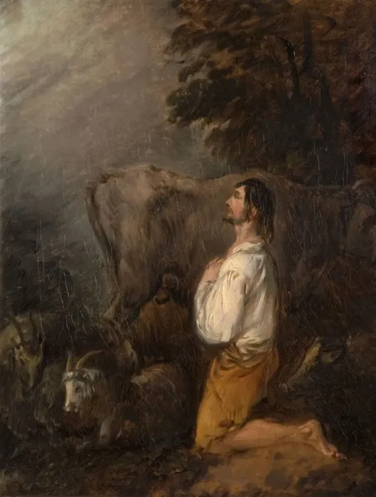 Framed Print : The Prodigal Son, 1797. Creator: Gainsborough Dupont Framed Print : The Prodigal Son, 1797. Creator: Gainsborough Dupont