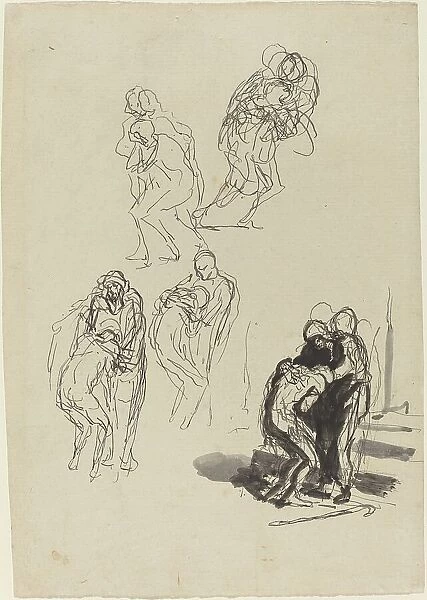 The Prodigal Son. Creator: Honore Daumier