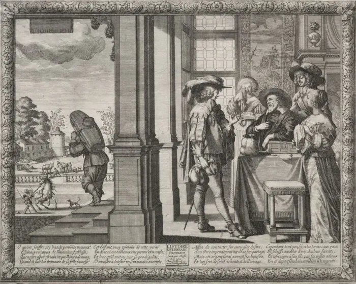 Framed Print : The Prodigal Son: The Prodigal Bidding His Parents Farewell. Creator: Abraham Bosse (French Framed Print : The Prodigal Son: The Prodigal Bidding His Parents Farewell. Creator: Abraham Bosse (French