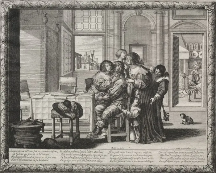 Framed Print : The Prodigal Son: Riotous Living, 1635. Creator: Abraham Bosse (French, 1602-1676) Framed Print : The Prodigal Son: Riotous Living, 1635. Creator: Abraham Bosse (French, 1602-1676)