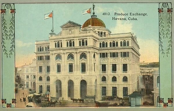Produce Exchange, Havana, Cuba, c1910s. Creator: Unknown