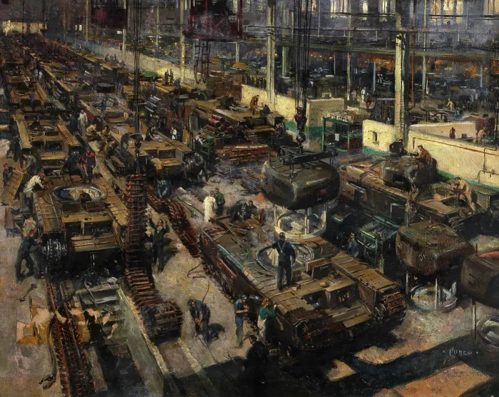 Framed Print : Production of tanks, between 1939 and 1946. Creators: Central Office of Information, Terence Tenison Cuneo Framed Print : Production of tanks, between 1939 and 1946. Creators: Central Office of Information, Terence Tenison Cuneo
