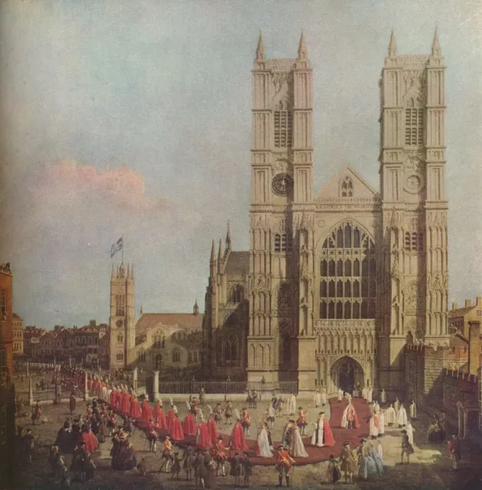 Framed Print : Proession of the Order of the Bath, 1749, (1929). Artist: Canaletto Framed Print : Proession of the Order of the Bath, 1749, (1929). Artist: Canaletto