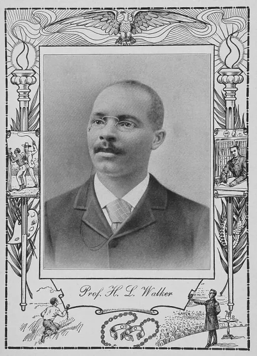 Framed Print : Prof. H. L. Walker [recto], 1902. Creator: Unknown