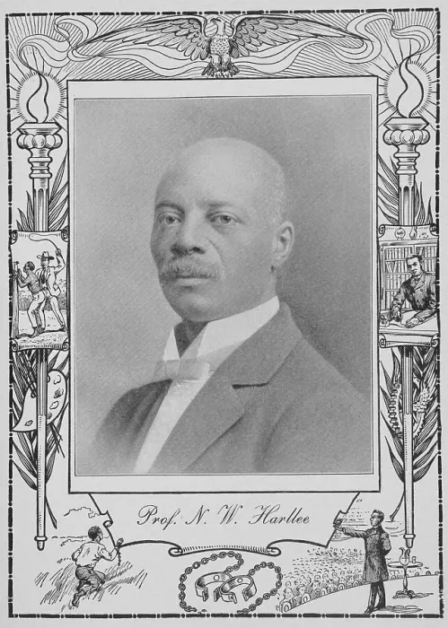 Framed Print : Prof. N. W. Harllee [recto], 1902. Creator: Unknown