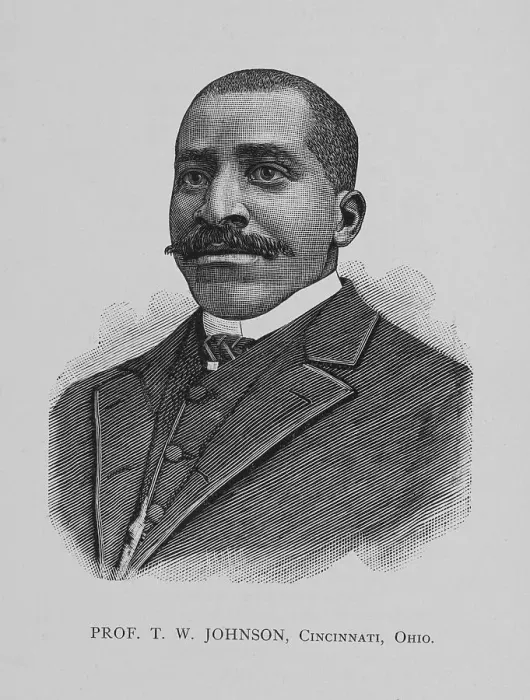 Framed Print : Prof. T. W. Johnson, Cincinnati, Ohio, 1888. Creator: Unknown Framed Print : Prof. T. W. Johnson, Cincinnati, Ohio, 1888. Creator: Unknown