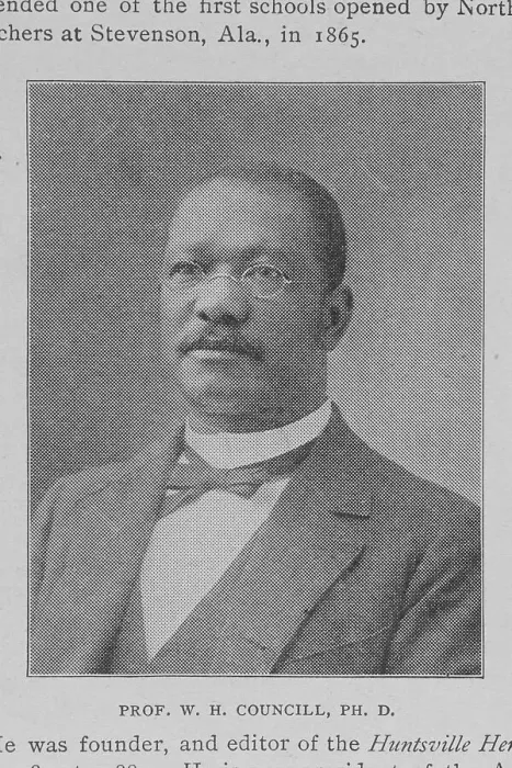 Framed Print : Prof. W.H. Councill, Ph.D. 1902. Creator: Unknown Framed Print : Prof. W.H. Councill, Ph.D. 1902. Creator: Unknown