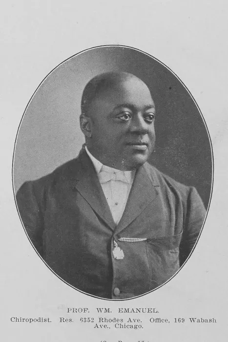 Framed Print : Prof. Wm. Emanuel; Chiropodist; Chicago, 1907. Creator: Unknown Framed Print : Prof. Wm. Emanuel; Chiropodist; Chicago, 1907. Creator: Unknown