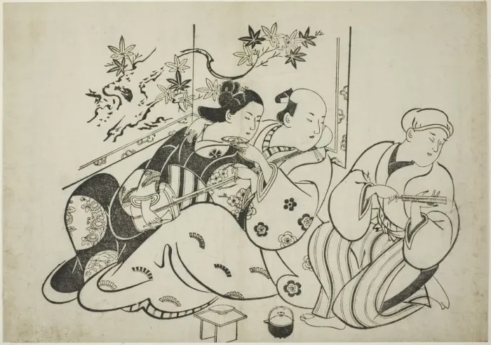 Framed Print : A Professional Buffoon, from an untitled series of 12 prints, c. 1710 Framed Print : A Professional Buffoon, from an untitled series of 12 prints, c. 1710