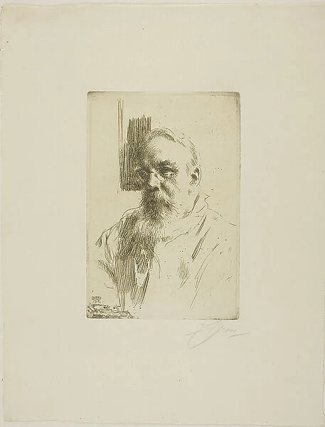 Professor John Berg, 1912. Creator: Anders Leonard Zorn