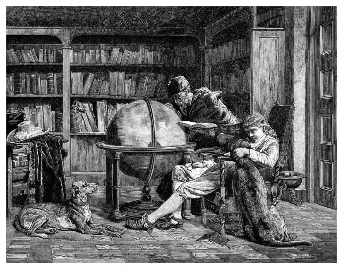 Framed Print : The Professor and His Pupil, 1882 Framed Print : The Professor and His Pupil, 1882