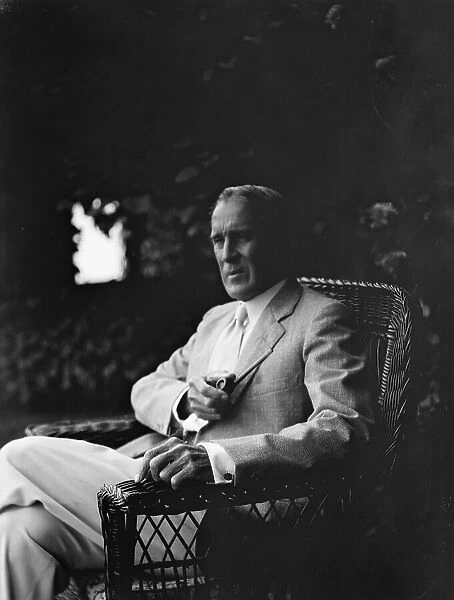 Professor Robert Wood, portrait photograph, 1932. Creator: Arnold Genthe