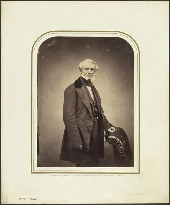 Framed Print : Professor Samuel Morse, 1855-1860. Creator: Maull & Polyblank Framed Print : Professor Samuel Morse, 1855-1860. Creator: Maull & Polyblank