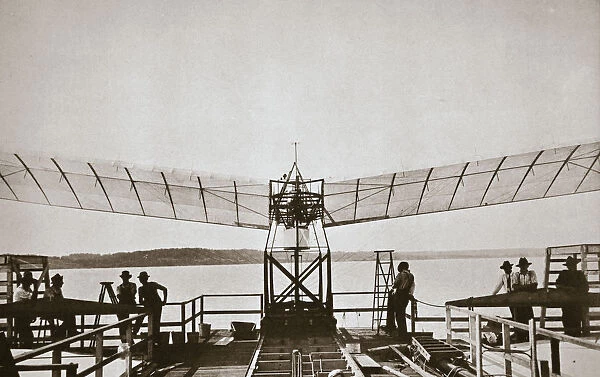 Professor Samuel P Langleys aeroplane, 1903