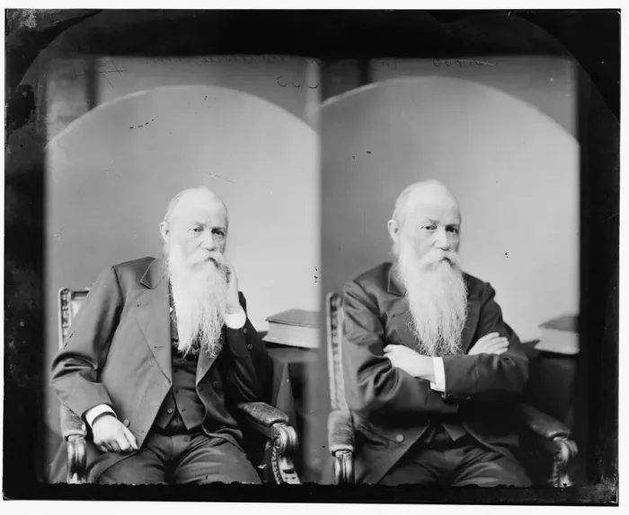 Framed Print : Professor Samuel S. Haldeman, 1865-1880. Creator: Unknown Framed Print : Professor Samuel S. Haldeman, 1865-1880. Creator: Unknown