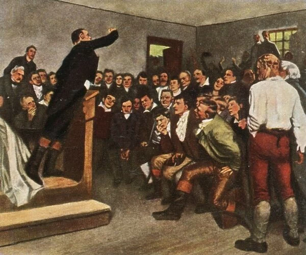 Professor Steffens rouses his audience to fight for freedom, 8 February 1813, (1936)