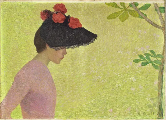 Framed Print : Profil de femme, ca 1896. Creator: Maillol, Aristide (1861-1944) Framed Print : Profil de femme, ca 1896. Creator: Maillol, Aristide (1861-1944)