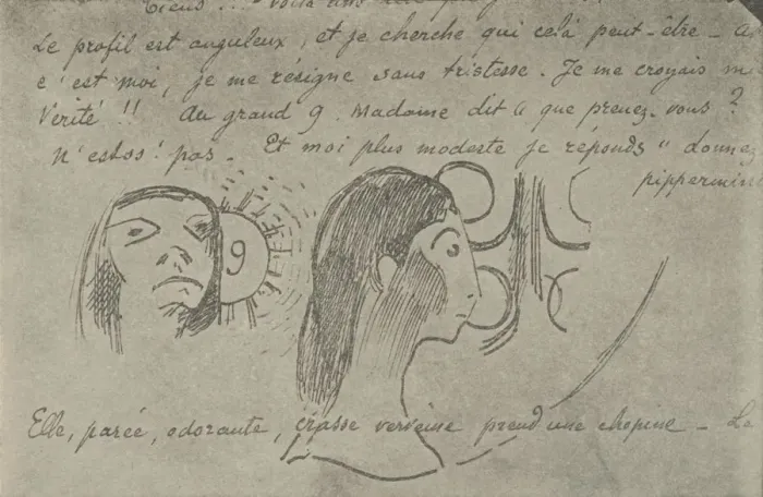 Framed Print : The Profile is Angular, 1936. Artist: Paul Gauguin Framed Print : The Profile is Angular, 1936. Artist: Paul Gauguin