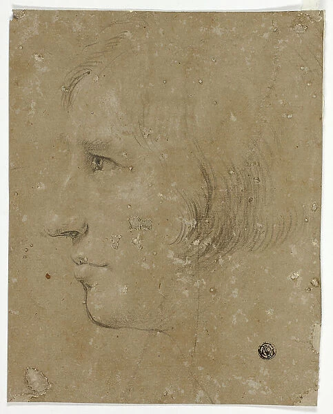 Profile of Male Head to Left, 1700 / 99. Creator: Unknown
