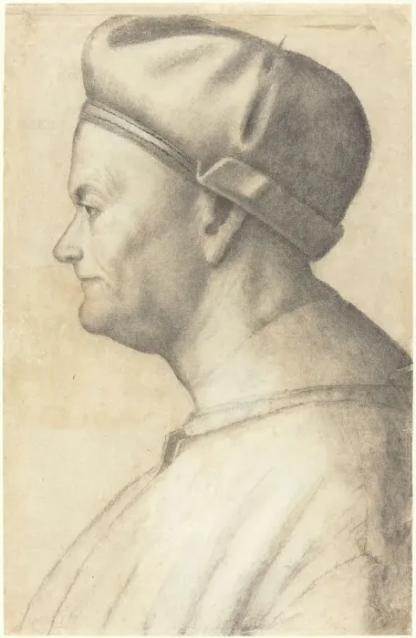 Framed Print : Profile of a Man, 1500 / 1520. Creator: Unknown Framed Print : Profile of a Man, 1500 / 1520. Creator: Unknown